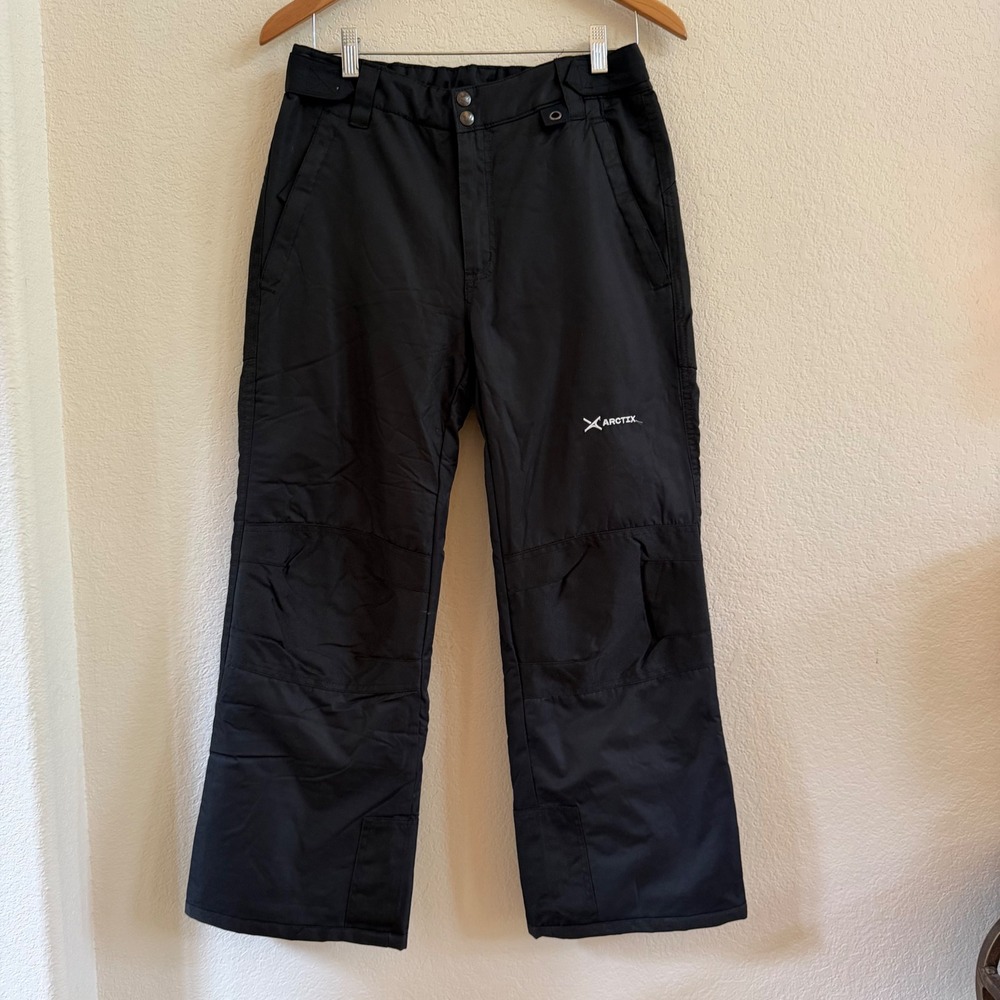 Arctix Womens Black Insulated‎ Snow Pants Ski Sledding Winter Style 11585 L(H)